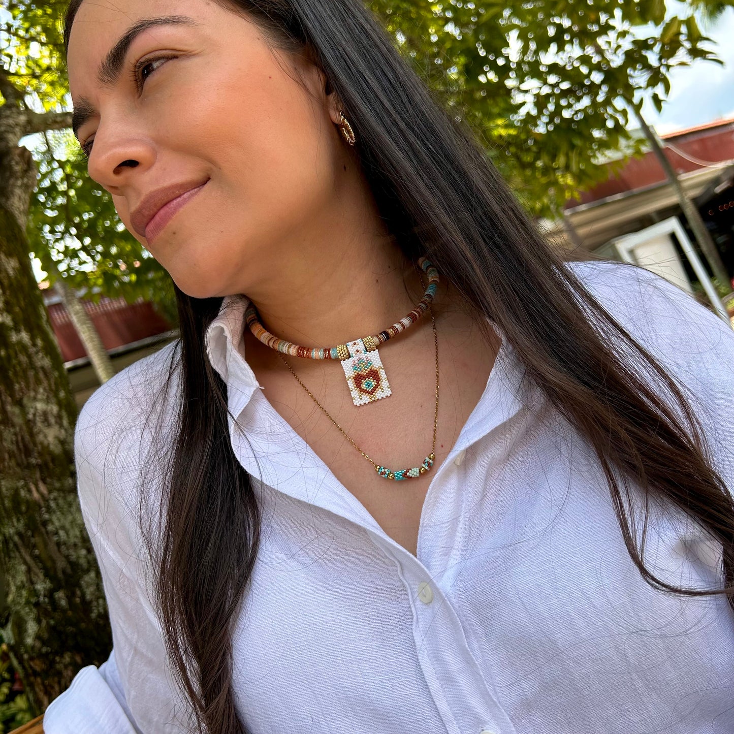 Choker Tejido Inspiración miyuki