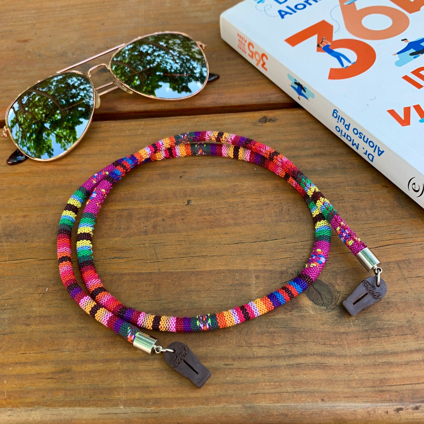 Cuelga Gafas Tejido Etnico Bulevar